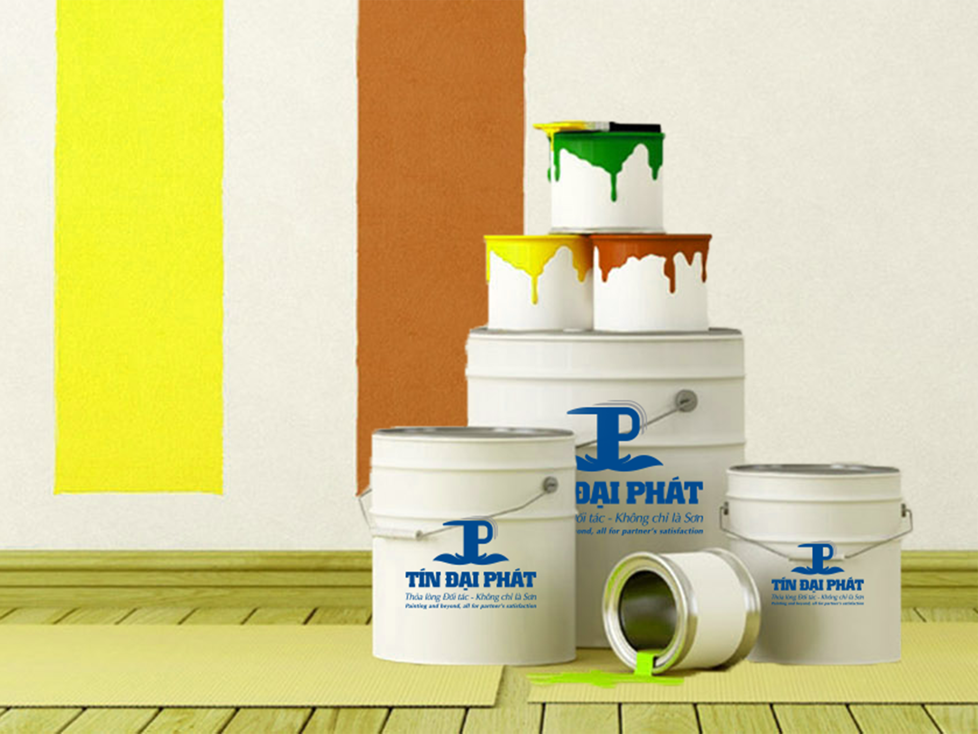 TÍN ĐẠI PHÁT - Thiết kế và quy chuẩn logo Công Ty Cổ phần Xây dựng và Thương mại TÍN ĐẠI PHÁT